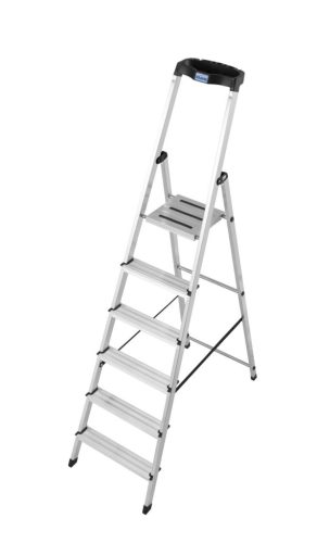 MONTO Safety alumínium lépcsőfokos állólétra, 1x6 lépcsőfok