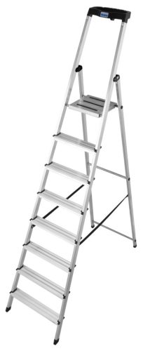 MONTO Safety alumínium lépcsőfokos állólétra, 1x8 lépcsőfok