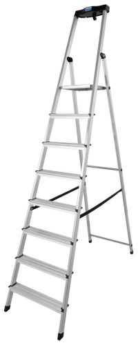 MONTO Safety alumínium lépcsőfokos állólétra, 1x8 lépcsőfok