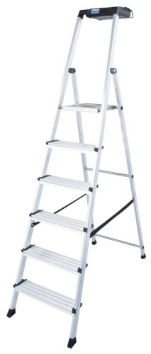 MONTO Secury Multi-Grip lépcsőfokos állólétra, 1x6 lépcsőfok