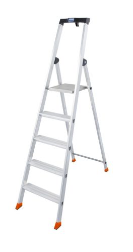 MONTO Solido lépcsőfokos állólétra, 1x5 lépcsőfok