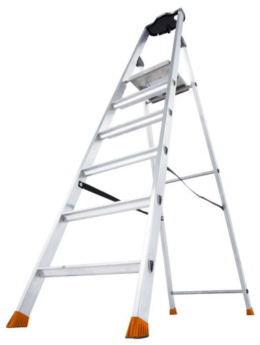 MONTO Solido lépcsőfokos állólétra, 1x6 lépcsőfok