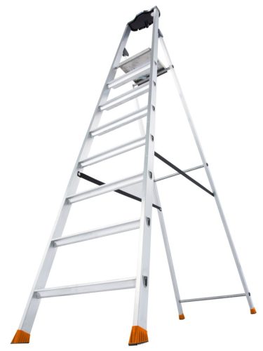 MONTO Solido lépcsőfokos állólétra, 1x8 lépcsőfok