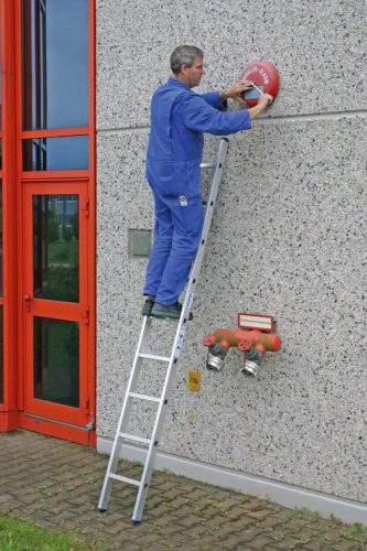STABILO Létrafokos támasztólétra, egyrészes, 9 létrafok