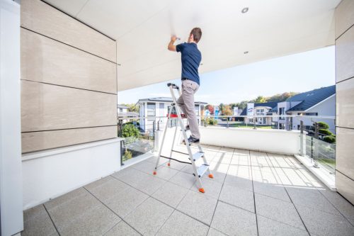 MONTO Sepuro lépcsőfokos állólétra, 1x5 lépcsőfok