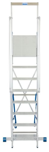 STABILO Lépcsőfokos állólétra nagy dobogóval, 1x8 lépcsőfok