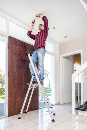 MONTO Safety Plusline lépcsőfokos állólétra, 4 lépcsőfok