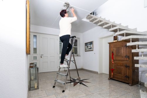 MONTO Safety Plusline lépcsőfokos állólétra, 4 lépcsőfok