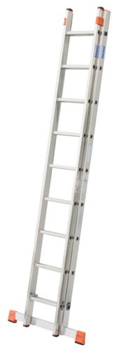 MONTO Fabilo létrafokos tolólétra, kétrészes, 2x9 létrafok