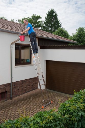 MONTO Fabilo létrafokos tolólétra, kétrészes, 2x9 létrafok