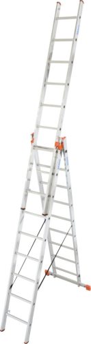 MONTO Tribilo létrafokos sokcélú létra, 3x9 létrafok