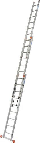 MONTO Tribilo létrafokos sokcélú létra, 3x9 létrafok