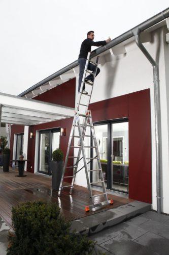 MONTO Tribilo létrafokos sokcélú létra lépcsőfunkcióval, 3x8 létrafok