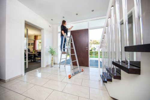 MONTO TriMatic létrafokos két oldalon járható csuklós létra, 2x6 létrafok