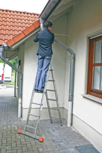 MONTO TriMatic létrafokos két oldalon járható csuklós létra, 2x6 létrafok