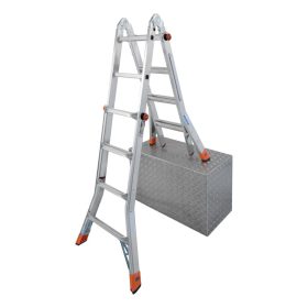   MONTO TeleMatic létrafokos teleszkópos csuklós létra,  4x4 létrafok