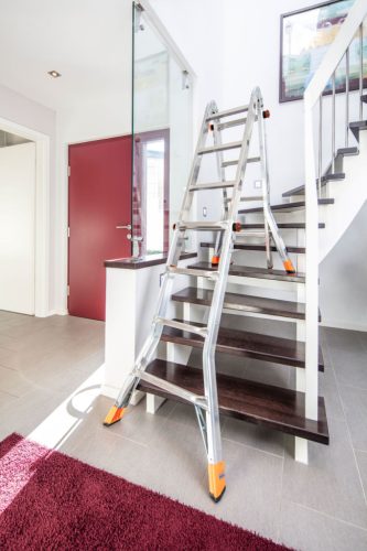 MONTO TeleMatic létrafokos teleszkópos csuklós létra,  4x4 létrafok