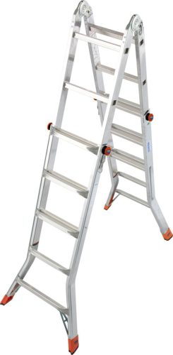 MONTO TeleMatic létrafokos teleszkópos csuklós létra,  4x5 létrafok