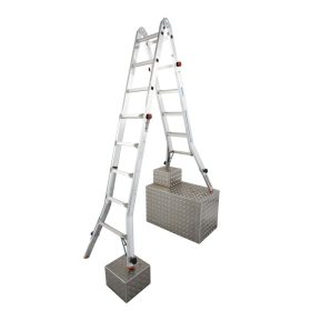   MONTO TeleVario létrafokos teleszkópos csuklós létra 4 szárhosszabbítóval,  4x5 létrafok