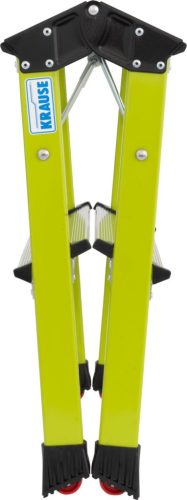 MONTO Rolly két oldalon járható összecsukható fellépő, zöld, 2x2 lépcsőfok