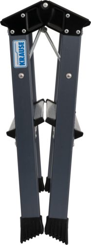 MONTO Treppy két oldalon járható összecsukható fellépő, 2x2 lépcsőfokos, eloxált