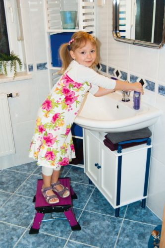 MONTO Treppy Plusline összecsukható fellépő, pink