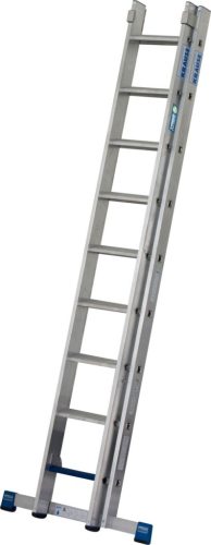 STABILO Tolólétra + S ( biztosítás), 2x9 létra-/lépcsőfok