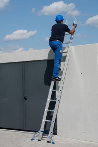 STABILO Tolólétra + S ( biztosítás), 2x12 létra-/lépcsőfok