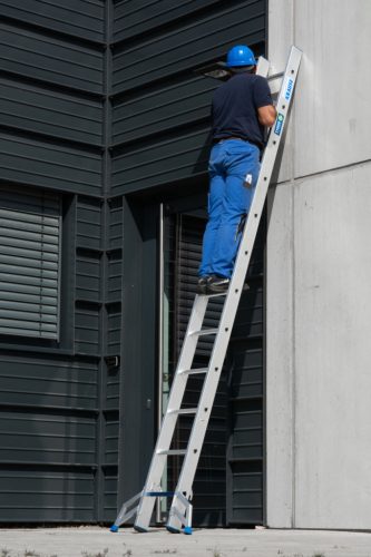 STABILO Tolólétra + S ( biztosítás), 2x12 létra-/lépcsőfok