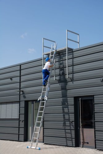 STABILO Tolólétra + S ( biztosítás), 2x12 létra-/lépcsőfok