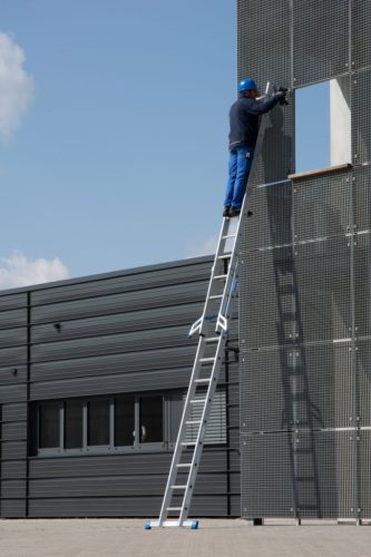 STABILO Tolólétra + S ( biztosítás), 2x12 létra-/lépcsőfok