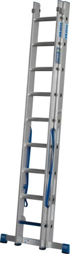 STABILO Többcélú létra + S ( biztosítás), 2x9 létra-/lépcsőfok