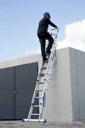 STABILO Sokcélú létra + S ( biztosítás), 3x8 létra-/lépcsőfok