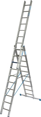 STABILO Sokcélú létra + S ( biztosítás), 3x10 létra-/lépcsőfok