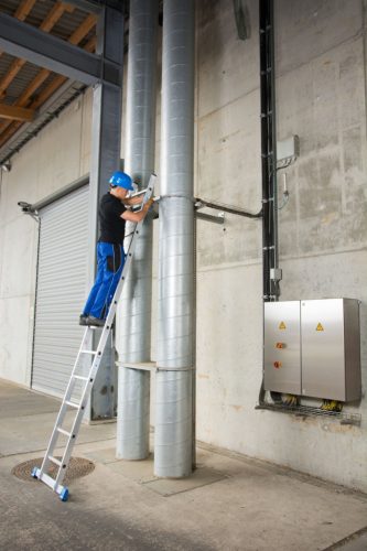 STABILO Létrafokos támasztólétra, egyrészes, 12 létrafok