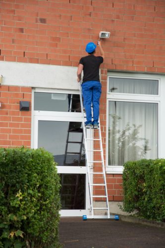 STABILO Létrafokos támasztólétra, egyrészes, 12 létrafok