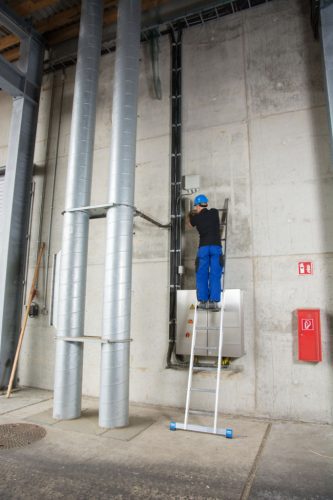 STABILO Létrafokos támasztólétra, egyrészes, 12 létrafok