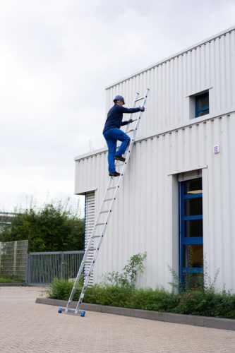 STABILO Létrafokos támasztólétra, egyrészes, 18 létrafok