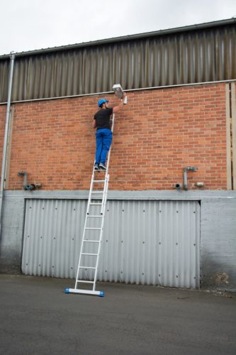 STABILO Létrafokos tolólétra, kétrészes, 2x9 létrafok