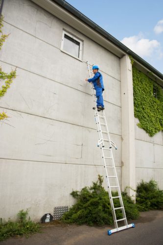 STABILO Létrafokos tolólétra, kétrészes, 2x12 létrafok