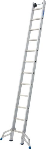 STABILO Létrafokos sokcélú létra fali vezetőgörgőkkel, 3x12 létrafok