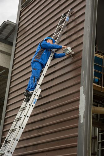 STABILO Létrafokos húzóköteles létra, kétrészes, 2x15 létrafok