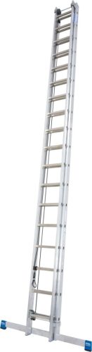 STABILO Létrafokos húzóköteles létra, kétrészes, 2x18 létrafok