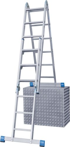 STABILO Létrafokos kombinált csuklós létra, 2x3 és 2x6 létrafok