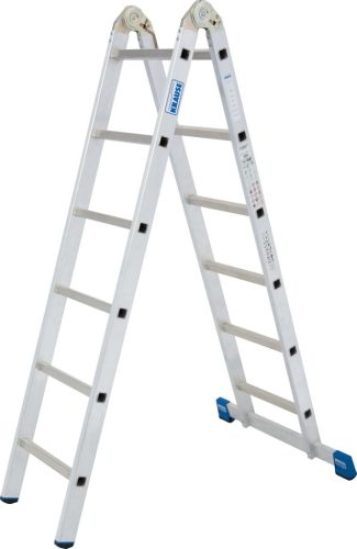 STABILO Létrafokos kombinált csuklós létra, 2x3 és 2x6 létrafok