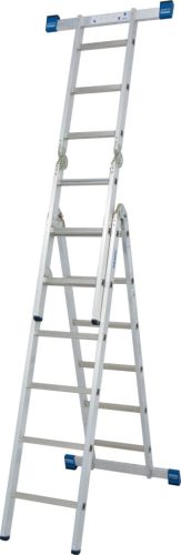 STABILO Létrafokos kombinált csuklós létra, 2x3 és 2x6 létrafok