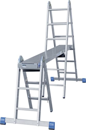 STABILO Létrafokos kombinált csuklós létra, 2x3 és 2x6 létrafok