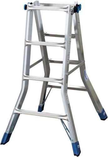 STABILO Létrafokos teleszkópos csuklós létra, 4x4 létrafok