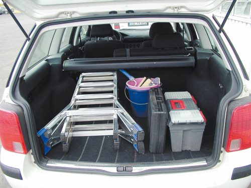 STABILO Létrafokos teleszkópos csuklós létra, 4x4 létrafok