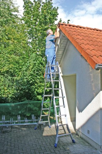 STABILO Létrafokos teleszkópos csuklós létra, 4x5 létrafok
